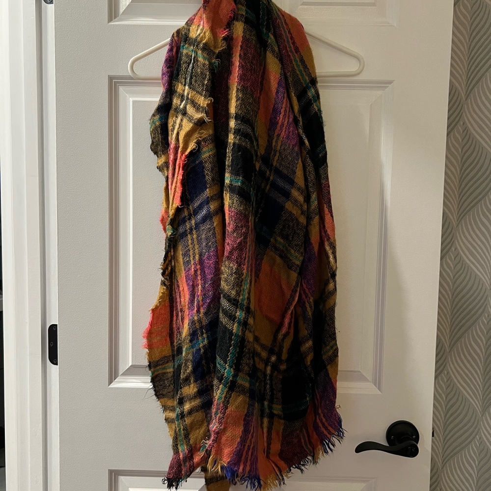 Colorful Plaid Scarf